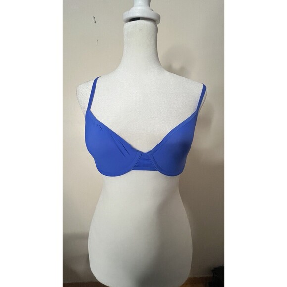 Aerie Smoothez Bra 36B Full Coverage Blue - Picture 2 of 5